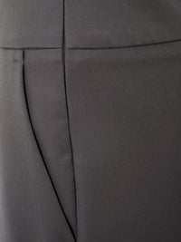 Thumbnail for Elegant Grey Palazzo Wool Trousers