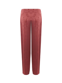 Thumbnail for Elegant Bordeaux Palazzo Trousers