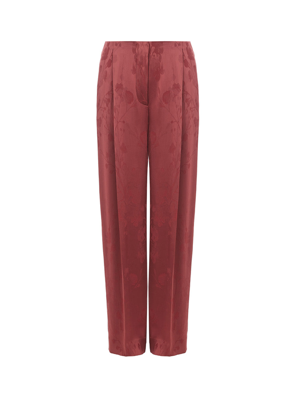 Elegant Bordeaux Palazzo Trousers