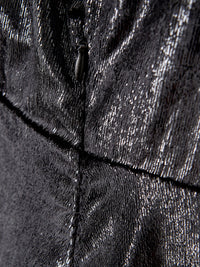 Thumbnail for Elegant Velvet Effect Embellished Dress