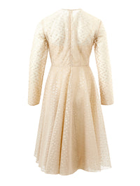 Thumbnail for Ivory Elegance: Embellished Tulle Dress