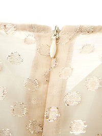 Thumbnail for Ivory Elegance: Embellished Tulle Dress