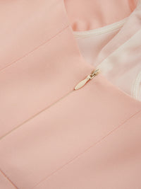 Thumbnail for Elegant Pink Viscose Bodice Dress