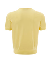 Thumbnail for Sunshine Yellow Cotton T-Shirt