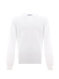 Thumbnail for Elegant White Cotton Jumper for Men