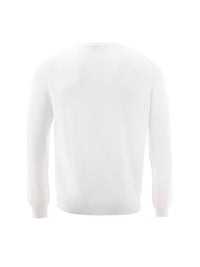 Thumbnail for Elegant White Cotton Jumper for Men