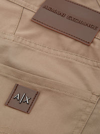 Thumbnail for Chic Beige Cotton Regular Fit Trousers