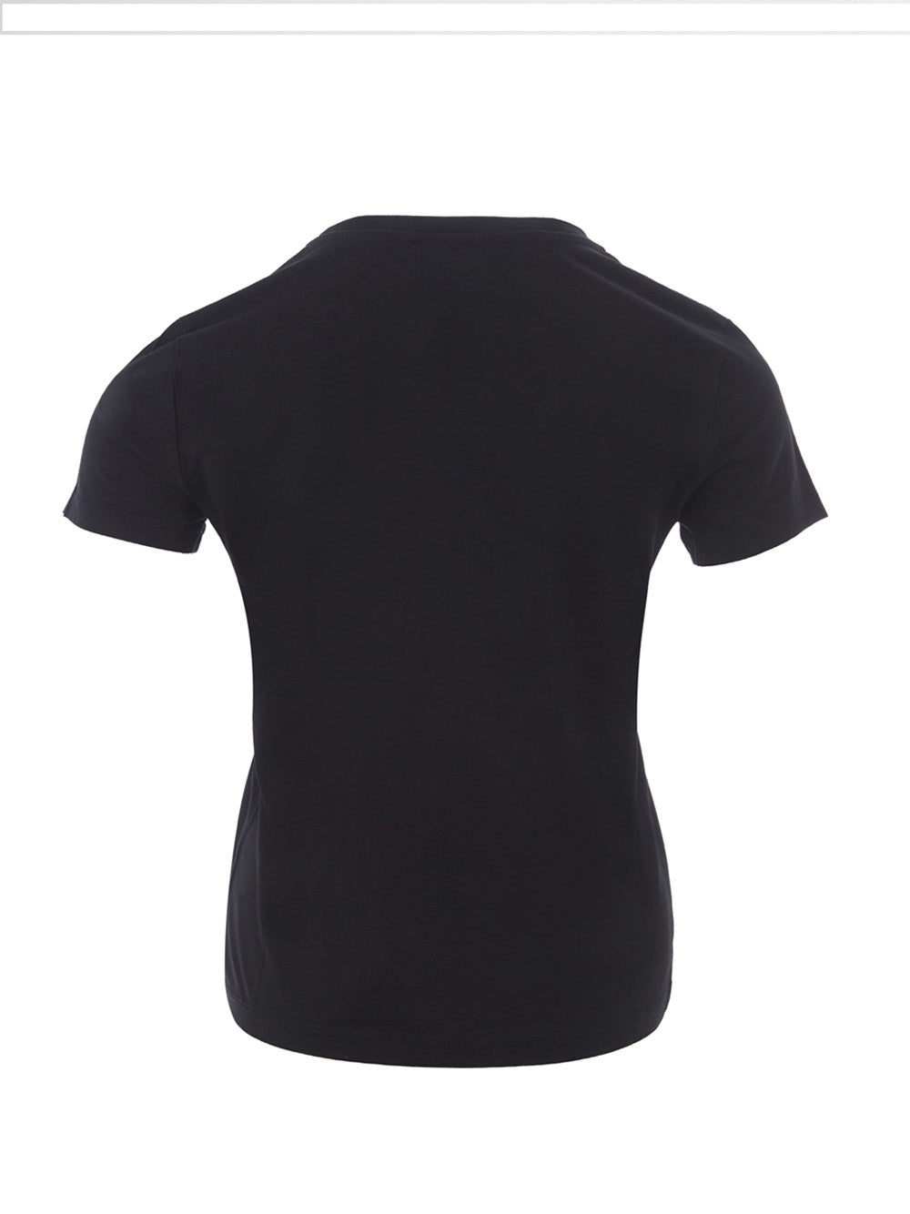 Elegant Black Velvet Eye Tee - Pure Cotton