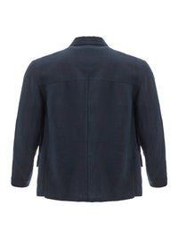 Thumbnail for Elegant Single Breasted Linen Jacket