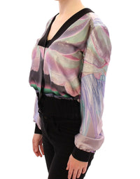 Thumbnail for Multicolor silk blouse jacket
