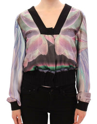 Thumbnail for Multicolor silk blouse jacket