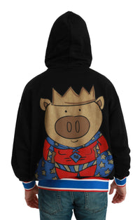 Thumbnail for Black Sweater Pig of the Year Hooded