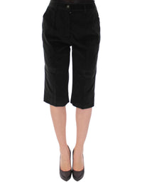 Thumbnail for Black cotton shorts pants