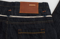 Thumbnail for Elegant Straight Leg Dark Blue Jeans