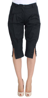 Thumbnail for Chic Blue Cotton Casual Pants