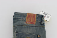Thumbnail for Blue Wash Cotton Stretch Skinny Slim Tight Fit Jeans