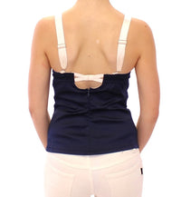 Thumbnail for Blue Sailor Motif Stretch Tank Top