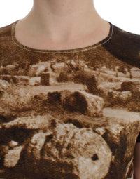 Thumbnail for Brown Taormina silk blouse
