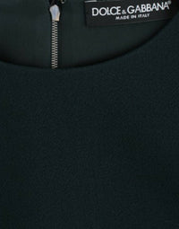 Thumbnail for Green 3/4 sleeve wool blouse