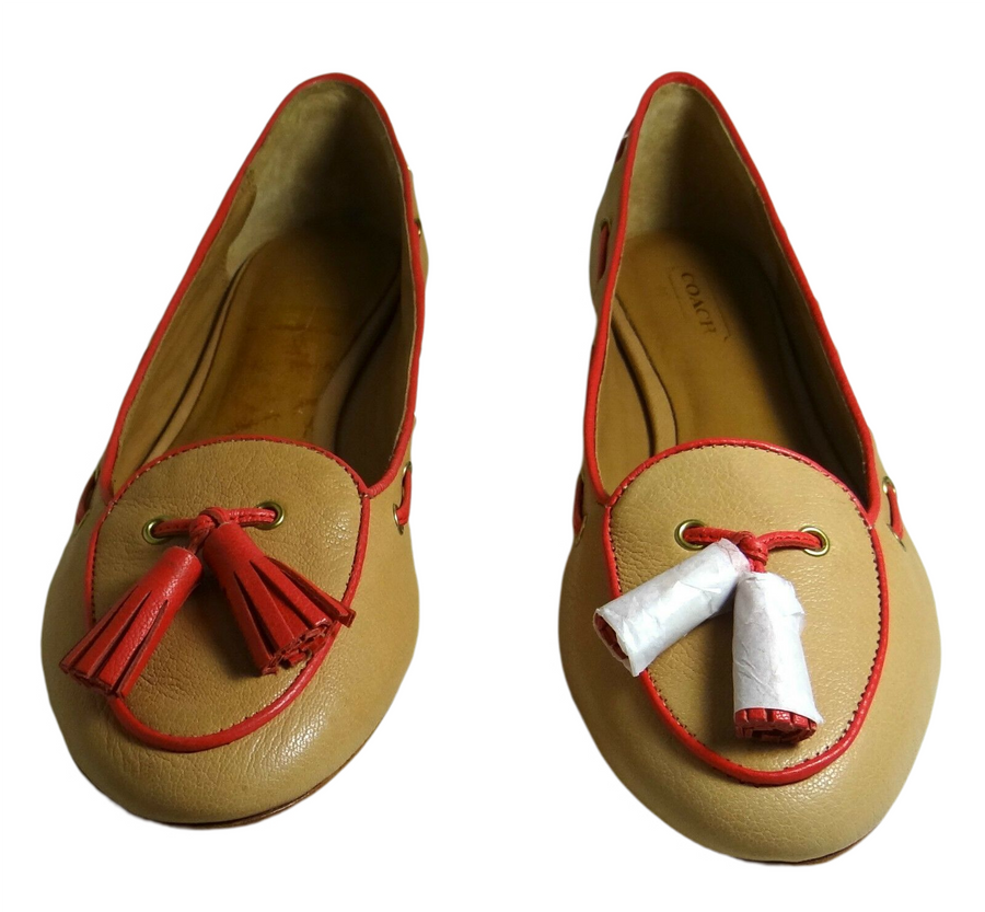 Manika Soft Tan Leather Flat Shoes