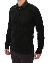 Thumbnail for Dark Green Runway Netz Pullover Netted Sweater