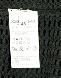 Thumbnail for Dark Green Runway Netz Pullover Netted Sweater