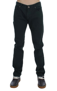 Thumbnail for Chic Green Straight Cut Jeans