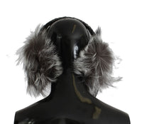 Thumbnail for Elegant Fur and Crystal Ear Muffs