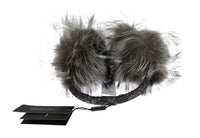 Thumbnail for Elegant Fur and Crystal Ear Muffs