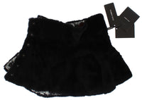 Thumbnail for Elegant Floral Sequined Fur Scarf