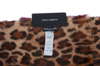 Thumbnail for Exquisite Leopard Print Lambskin Fur Scarf