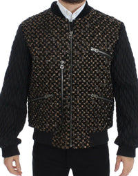 Thumbnail for Black Sequined Goatskin Jacket
