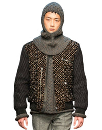 Thumbnail for Black Sequined Goatskin Jacket