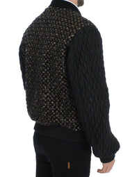 Thumbnail for Black Sequined Goatskin Jacket