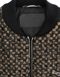 Thumbnail for Black Sequined Goatskin Jacket