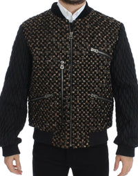 Thumbnail for Black Sequined Goatskin Jacket