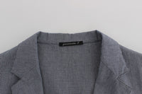 Thumbnail for Elegant Double-Breasted Blue Blazer