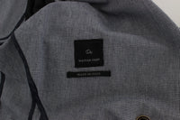 Thumbnail for Elegant Double-Breasted Blue Blazer