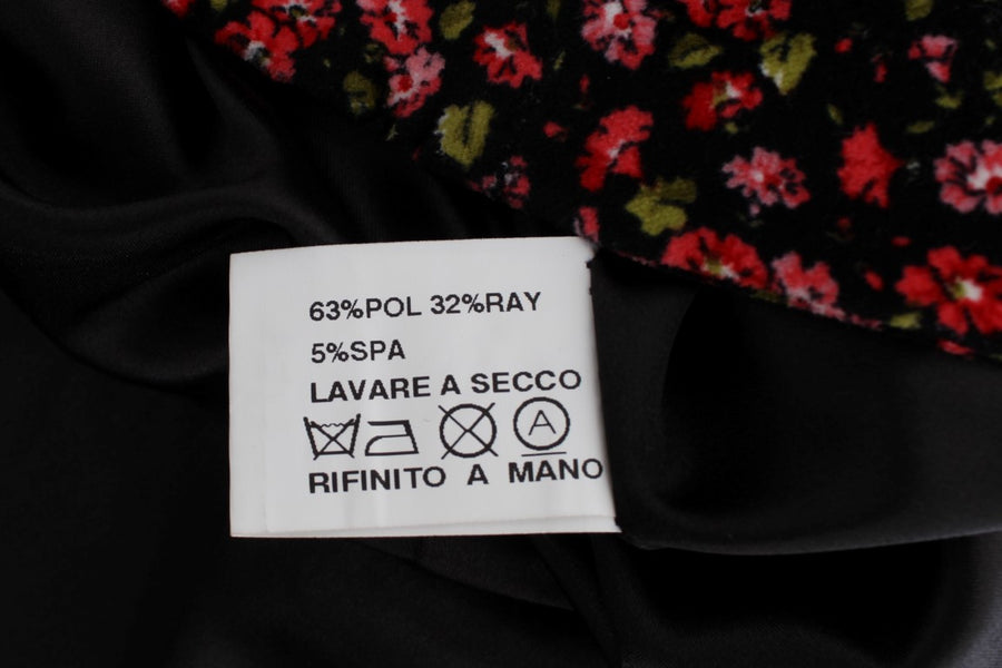 Elegant Floral Two-Piece Skirt Suit Set