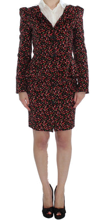 Thumbnail for Elegant Floral Two-Piece Skirt Suit Set