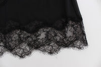 Thumbnail for Elegant Silk Floral Lace Babydoll Chemise