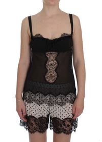 Thumbnail for Elegant Silk Floral Lace Babydoll Chemise