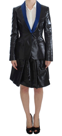 Thumbnail for Elegant Two-Piece Black Skirt Suit