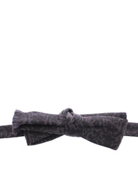 Thumbnail for Gray Black Wool Silk Bow Tie