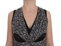 Thumbnail for Elegant Silk Blouse with Logo Detailing