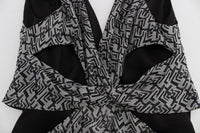 Thumbnail for Elegant Silk Blouse with Logo Detailing
