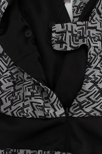 Thumbnail for Elegant Silk Blouse with Logo Detailing