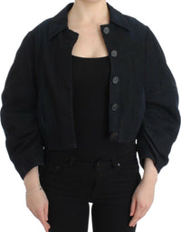 Thumbnail for Blue Denim Jacket Coat Blazer Short 2 in 1