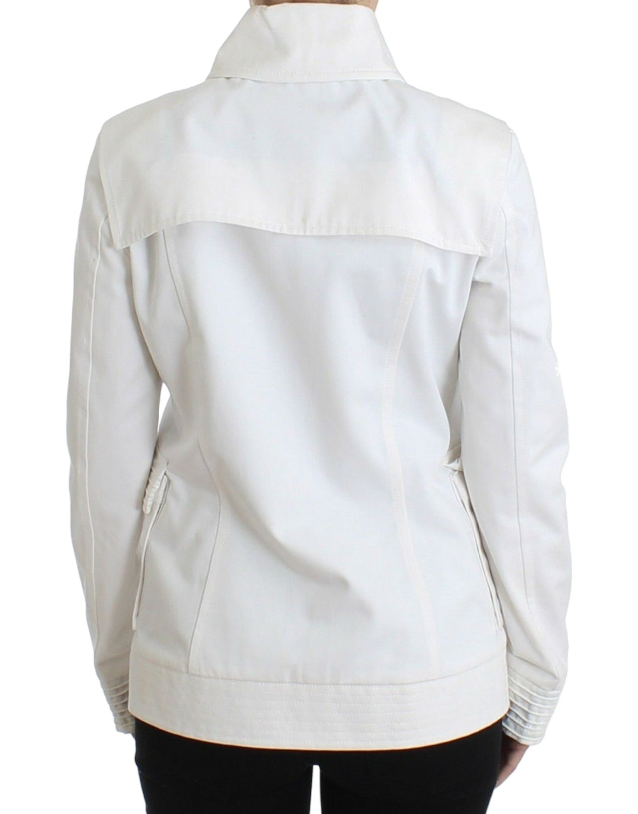 White Double Breasted Jacket Coat Blazer