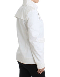 Thumbnail for White Double Breasted Jacket Coat Blazer